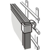 Slim Frame Clips for Wire