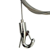 Loop cable with adjustable hook