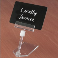 Price label holders for food counter