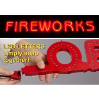 Fireworks LED Sign