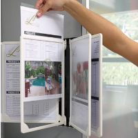 Poster flip display wall-mounted