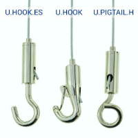 Suspension hooks self locking