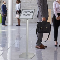 Sign display floor stand