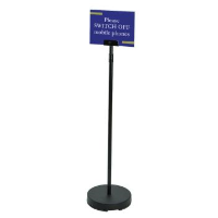 Floor stand for rigid sign board - Panelfix