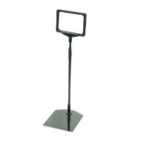 A6 small POS stand with adjustable height stem