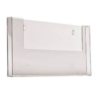 Leaflet holder A4 wall mounted