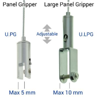 Panel grippers and board hangers