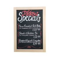 Menu Board - wall mounted chalkboard