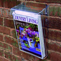 Exterior leaflet holders 