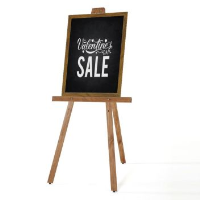 Simple Display Easel - Dark wood