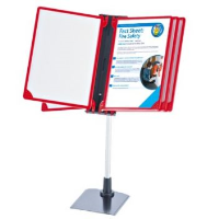 Flip poster display stand