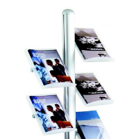 Multi Shelf Brochure Display Rack
