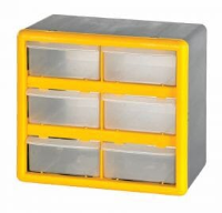 6 Compartment Storage Box Small Parts Storage Unit