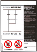 Drive-In Racking Load Notice