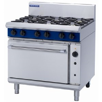 Blue Seal G56D 6 Burner gas oven Range with Gas convection oven