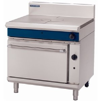 Blue Seal G576 Heavy Duty Gas Solid Top Range with Gas convection oven