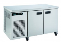 Foster XR2H 2 Door fridge counter - with castors