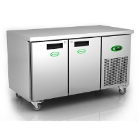 Genfrost GEN2100H 2 Door GN Chiller Counter - with castors