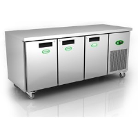 Genfrost GEN3100H 3 Door GN Chiller Counter - with castors