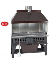 Peva BL120 Charcoal chargrill with Decorative canopy