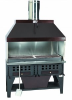 Peva BL200 Charcoal chargrill with Decorative canopy