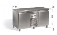 ST54 Daiquiri Combi Counter 66140003  - 1 Door fridge + 1 Door freezer