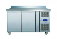 Tefcold CK7210B 2 door refrigerated Counter - with castors