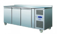 Tefcold CK7310B 3 door refrigerated Counter - with castors