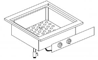 Giorik LBE6811D "Drop In" Electric bain marie