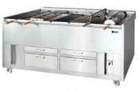 Grelhaco ROC1 Robata Charcoal chargrill with rotating spits