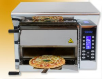 Stima VP2-16 Evolution twin deck Hi Speed pizza oven with extraction canopy