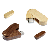 BI25 Wooden Rotating USB