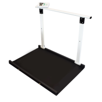 Marsden M-653 Wheelchair Scale with single hand rail