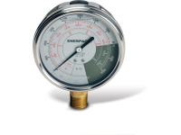 GF20P, Hydraulic Force and Pressure Gauge, Imperial Scale, for use with 25 ton Cylinders