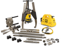 MPS64CE, 50 Ton, Hydraulic Sync Grip Master Puller Set with Cordless Pump 230V
