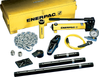 MSFP5, 2.5 Ton, Hydraulic Cylinder and Hand Pump Set with 24 Cylinder Attachments