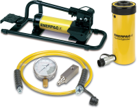 SCH202FP, 20 Ton, 2 in Stroke, Hollow Hydraulic Cylinder and Foot Pump Set