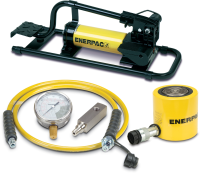 SCL502FP, 50 Ton, 2.38 in Stroke, Hydraulic Cylinder and Foot Pump Set