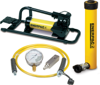 SCR1010FP, 10 Ton, 10.13 in Stroke, Hydraulic Cylinder and Foot Pump Set