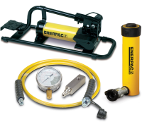 SCR106FP, 10 Ton, 6.13 in Stroke, Hydraulic Cylinder and Foot Pump Set