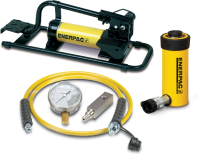 SCR154FP, 15 Ton, 4 in Stroke, Hydraulic Cylinder and Foot Pump Set