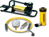 SCR156FP, 15 Ton, 6 in Stroke, Hydraulic Cylinder and Foot Pump Set