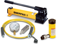 SCR156H, 15 Ton, 6 in Stroke, Hydraulic Cylinder and Hand Pump Set