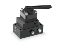 VM33VAC, Pump Mounted Directional Control Valve, Manual, 3-way, 3-position, Venturi Return Assist