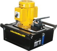 ZE3208LB, Electric Hydraulic Pump, 4/3 Manual Valve, Electric Box and LCD, 2.0 gallon Usable Oil, 40 in3/min Oil Flow at 10,000 psi, 115V