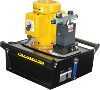 ZE3310SB, Electric Hydraulic Pump, 3/3 Solenoid Valve, Electric Box and LCD, 2.5 gallon Usable Oil, 40 in3/min Oil Flow at 10,000 psi, 115V