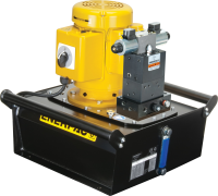 ZE5320SG, Electric Hydraulic Pump, 3/3 Solenoid Valve, Electric Box and LCD, 5.0 gallon Usable Oil, 120 in3/min Oil Flow at 10,000 psi, 208-240V