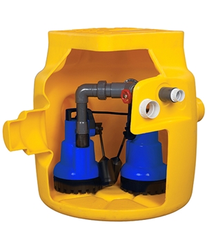 Dual V3 Sump Pump For Cellar Drainage