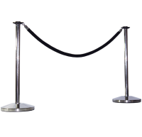 Pole And Rope Barrier