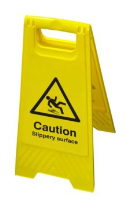 Hazard Floor Sign - Caution Slippery Surface